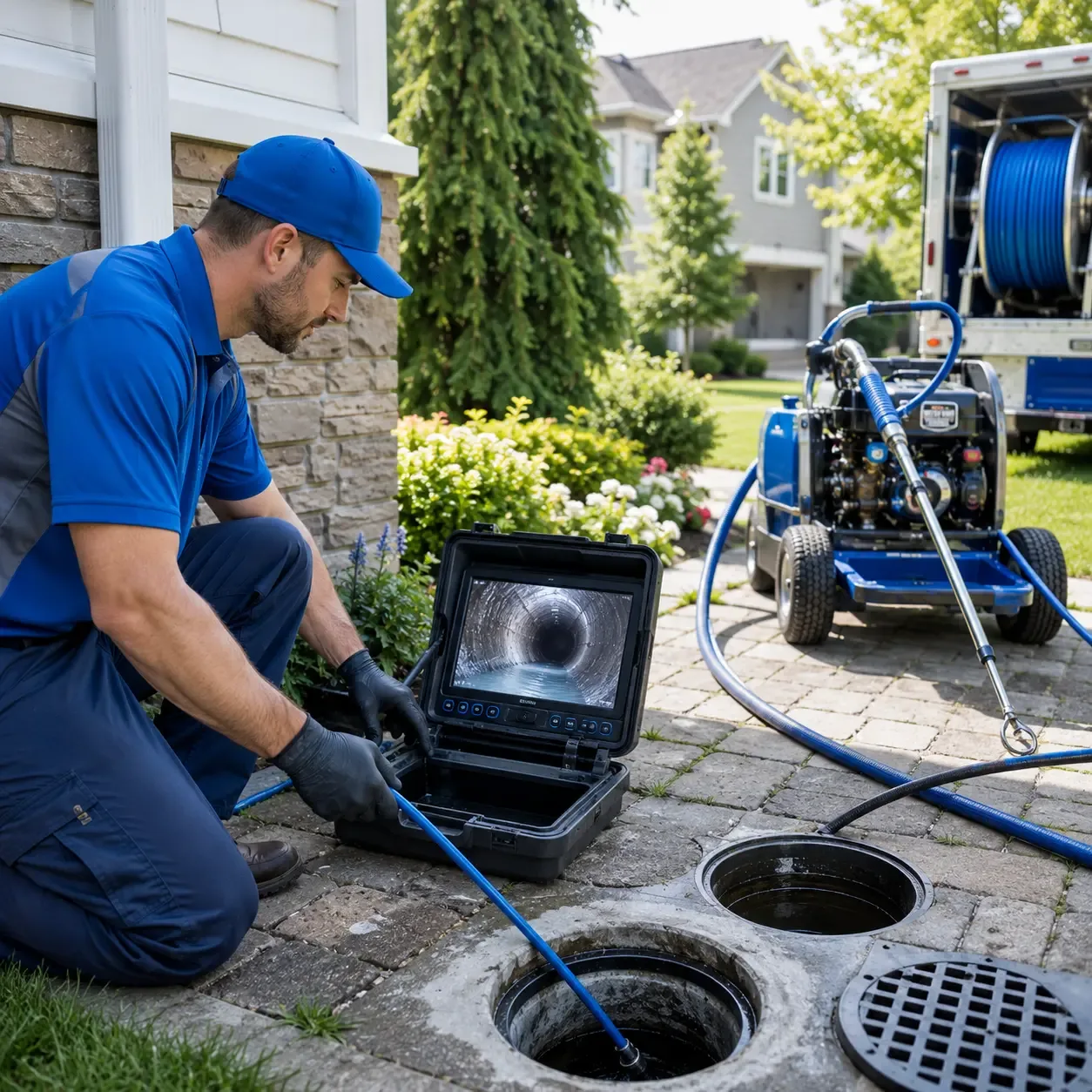 Outdoor drain cleaning professionals serving Paint Bank, VA